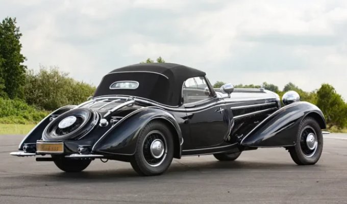 The only surviving pre-war Horch 855 roadster will be put up for auction (24 photos)