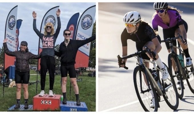 Two transgender men took prizes at the women's cycling championship in Chicago (4 photos)