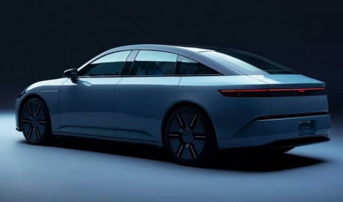 Sony's Afeela electric car concept, which they are developing together with Honda (5 photos + video)