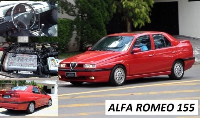 Alfa Romeo 155, прекрасная и увы последняя настоящая "Альфа" (9 фото)