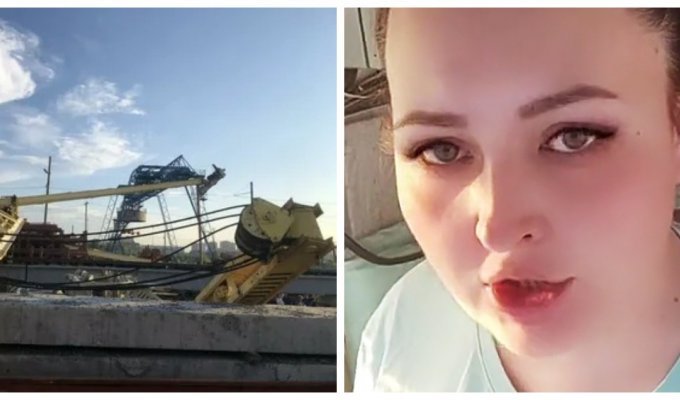 Крановщица и звезда TikTok Эльвира Демидова погибла из-за падения строительного крана в Тюмени (2 фото + 2 видео)