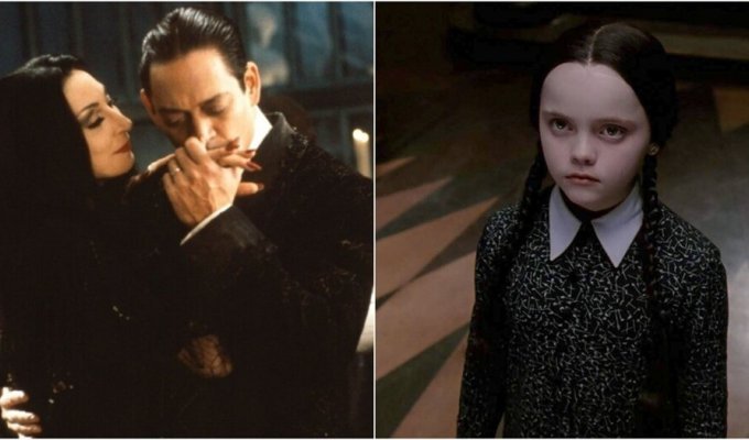 The Addams Family is a great example of a healthy relationship (7 photos + 3 videos)