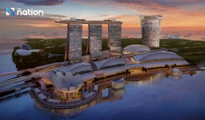 Башни Marina Bay Sands в Сингапуре изменятся к 2031 году (5 фото + видео)