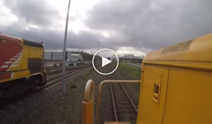 Collision at a railway crossing