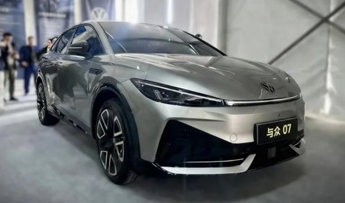 Появились живые фото нового батарейного Volkswagen для Китая (6 фото)