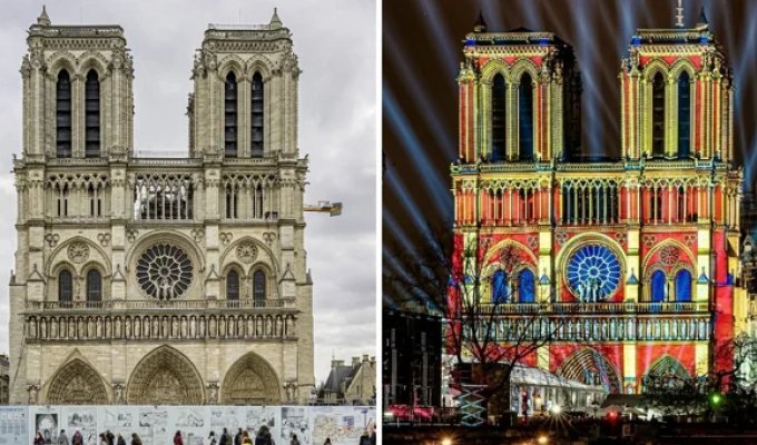 How night lighting changes famous buildings (13 photos)