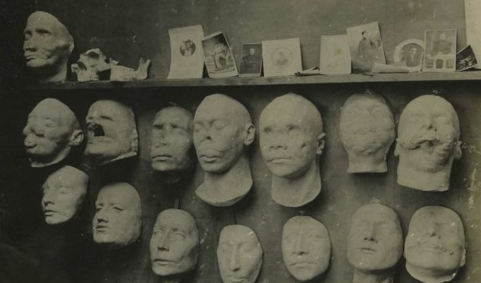 Скульптор, которая делала новые лица изуродованным во время Первой мировой войны солдатам (14 фото)