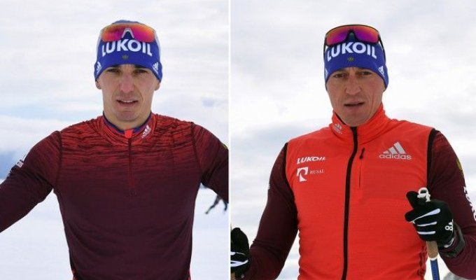 Российским лыжникам Александру Легкову и Евгению Белову запретили выступать на Олимпиадах (2 фото)