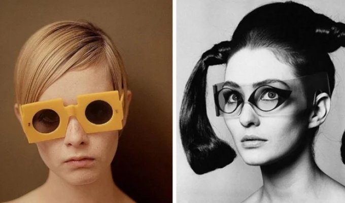 20 unusual sunglasses from the past (19 photos)