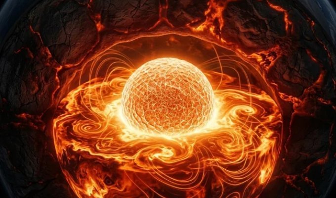 Почему ядро Земли горячее поверхности Солнца? (3 фото)
