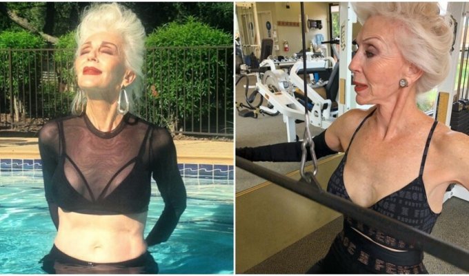 74-year-old woman condemned for being too revealing for her age (6 photos)