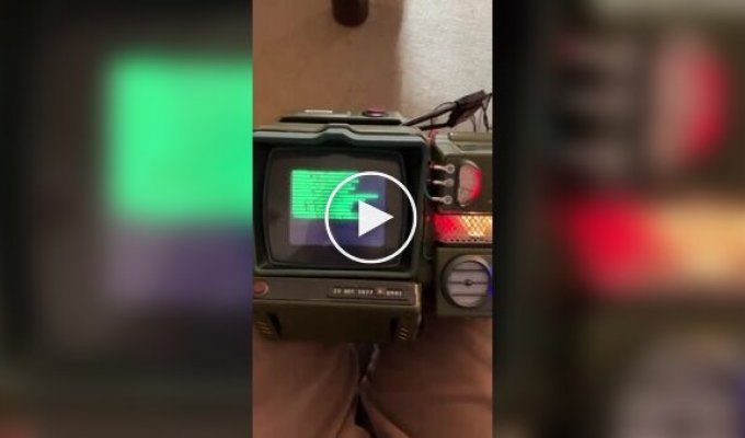 An enthusiast made a Pip-Boy computer from Fallout