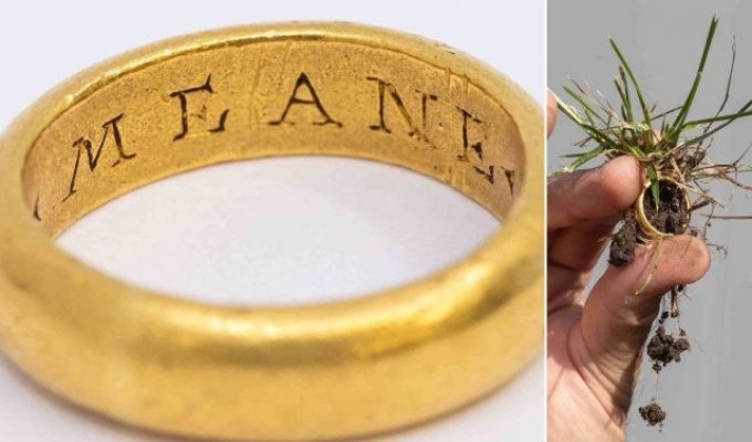 The Englishman will sell an old ring, whose age exceeds 460 years (photo)