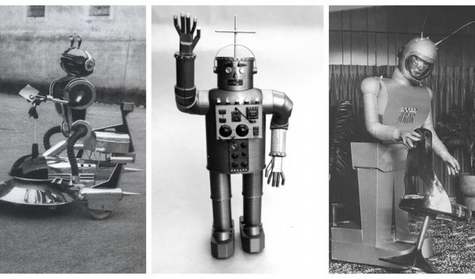 Vintage technology: the first robots of the 20th century (24 photos)