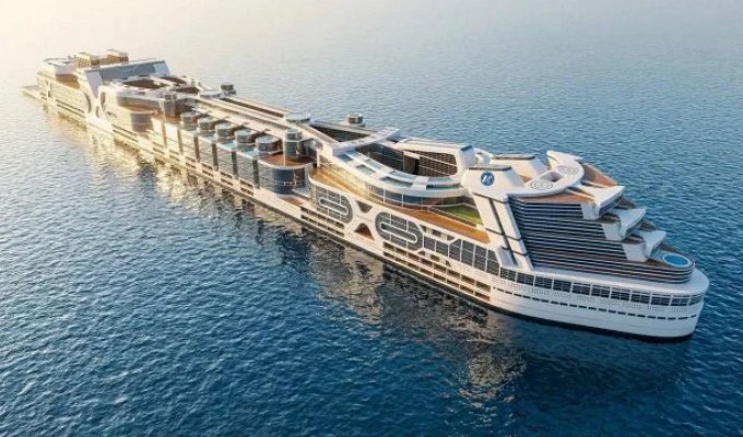 World's first A tax-free floating city for 80,000 people will appear in 4 years (7 photos)