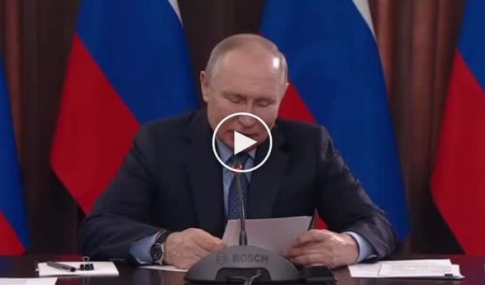 Kyiv in three days. We all understand that sanctions, of course, are for a long time, - Putin
