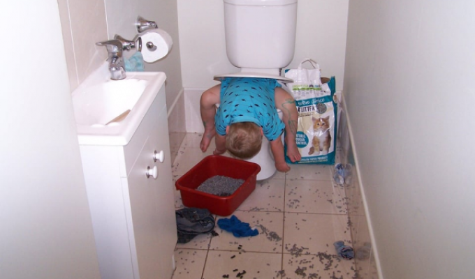 Laugh or cry?: Little mischievous antics that will drive any parent crazy (16 photos)