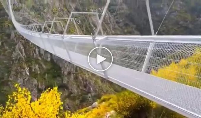 В Португалии построили самый длинный подвесной мост в мире