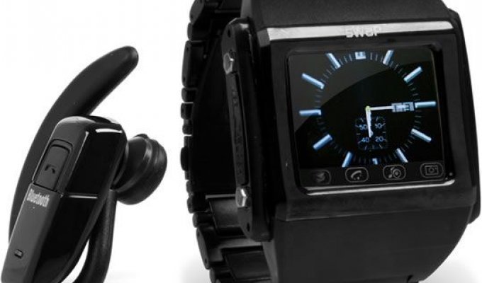 sWaP Mobile Phone Watch - часы-телефон (2 фото + видео)