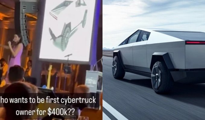 Massively overpaid: one of Elon Musk’s first electric pickup trucks was sold for $400 thousand (2 photos + 1 video)