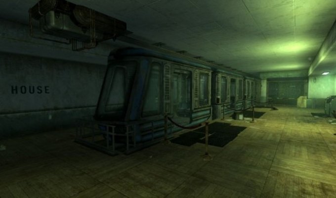 В игре Fallout 3 вагон оказался лишь одним из видов брони игрока (2 фото)