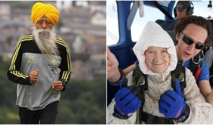 It's never too late: 10 oldest record holders in the world (11 photos)