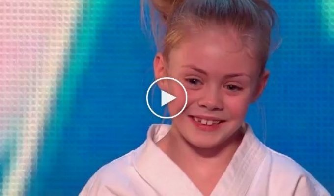 How a 9-year-old karateka instantly removed the smiles from the judges' faces