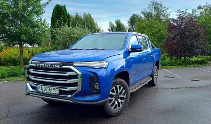 First electric pickup truck Maxus T90 brought to Ukraine (9 photos)