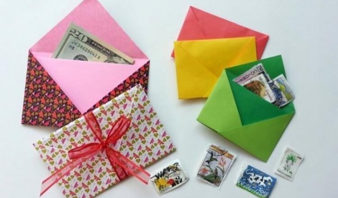 9 simple ideas on how to make an envelope from A4 paper (20 photos + 1 video)