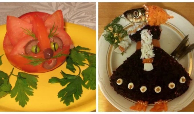 30 Unusual and Funny New Year's Dishes (31 photos)