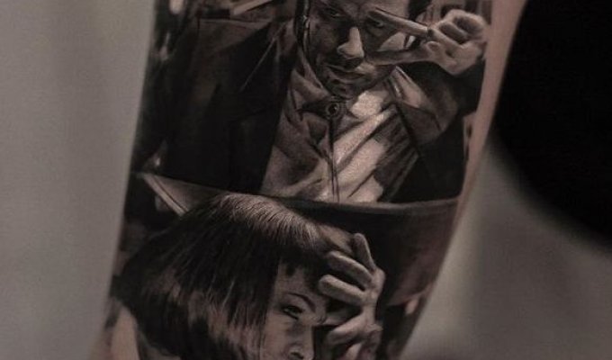 Невероятно реалистичные татуировки (22 фото)