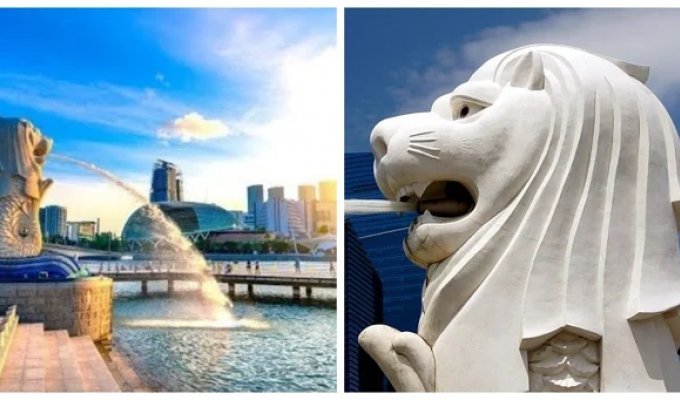 Мерлайон — символ Сінгапуру, який став розчаруванням та предметом гордості (14 фото + 2 відео)