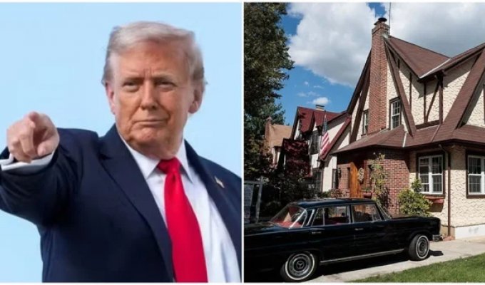 Дом, где прошло детство Трампа, выставлен на продажу (7 фото)