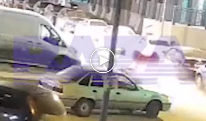 Пьяные ППСники протаранили припаркованную машину в Красногорске