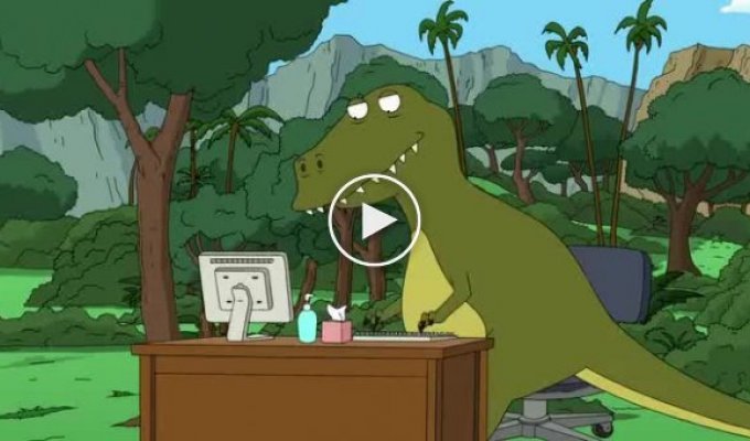 Бедняга динозавр