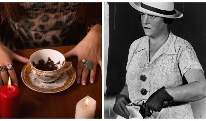 Чайные салоны Нью-Йорка как рассадник гадалок и экстрасенсов образца 1930-х годов (7 фото)