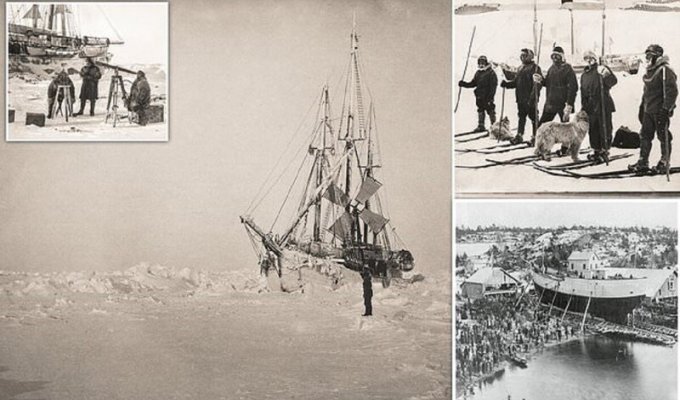 Опубликованы новые фото первой экспедиции к Северному полюсу (11 фото)