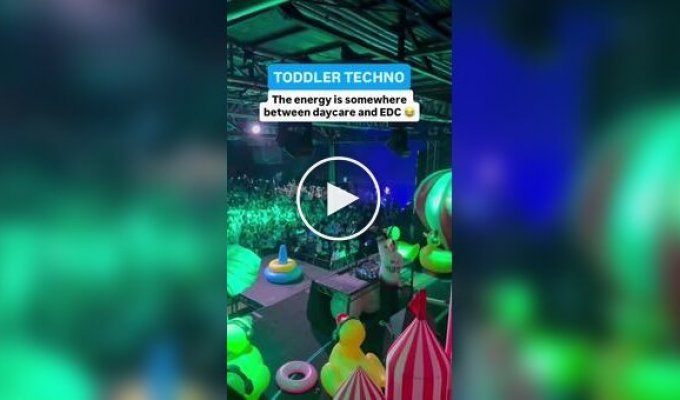 Raves for three-year-olds have begun in the US