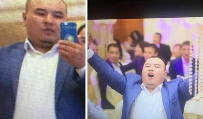 Оригинальная кража на казахской свадьбе (2 фото)