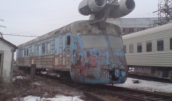 Реактивний поїзд. Зроблено в СРСР (15 фото)
