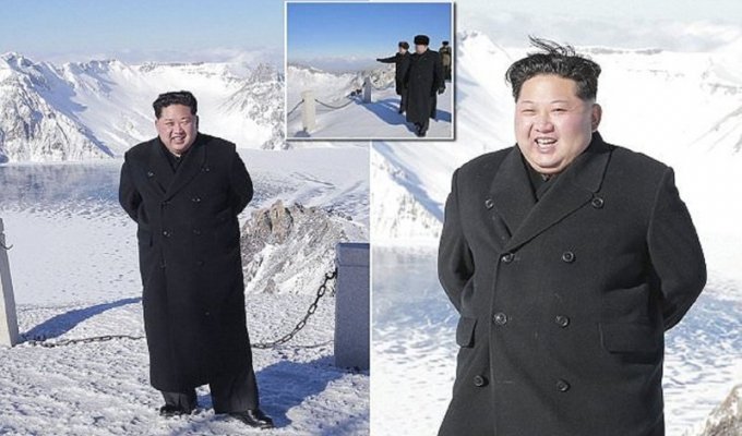 Ким Чен Ын смеется над западным миром со священной горы (8 фото + 1 видео)