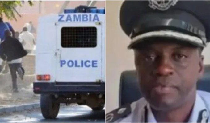 A drunk policeman in Zambia decided to give a gift to prisoners (3 photos + 1 video)