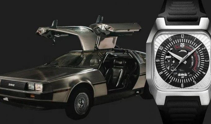 Машина времени на запястье: коллекционные часы, сделанные из личного автомобиля Джона Делореана (8 фото + 1 видео)