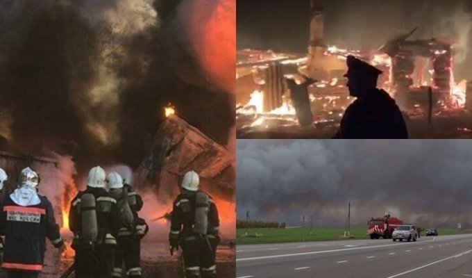 Три взрыва в минуту и режим ЧС: последние новости о пожаре на складе боеприпасов (8 фото)