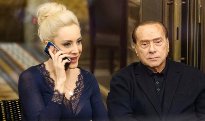 Сільвіо Берлусконі залишив своїй останній дружині 100 млн євро (5 фото)