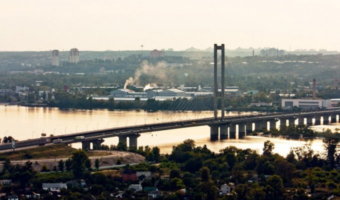 Киев с Южного моста (20 фото)