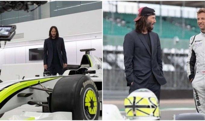 The first frames of the documentary about "Formula 1" with Keanu Reeves (6 photos)