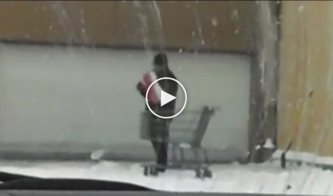 Как американцы убирают снег