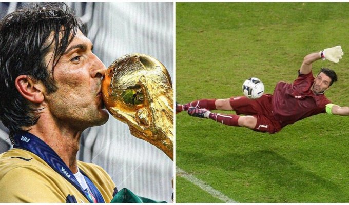 The legendary Italian goalkeeper Buffon announced his retirement (2 photos + 1 videos)