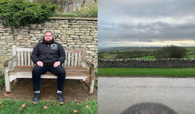 The guy travels all over the UK to evaluate the benches (17 photos)